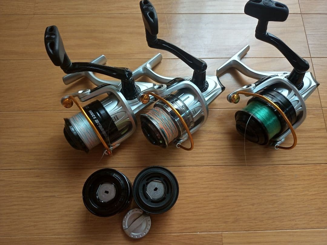 Abu Garcia Cardinal III Spinning Reel Set 2500 3000 with Spare Spools