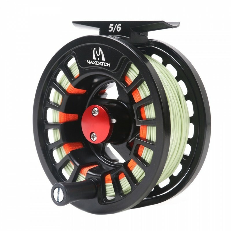 Tino Trout Fly Fishing reel with line 3/4 5/6 7/8WT with Pre-loaded LIne