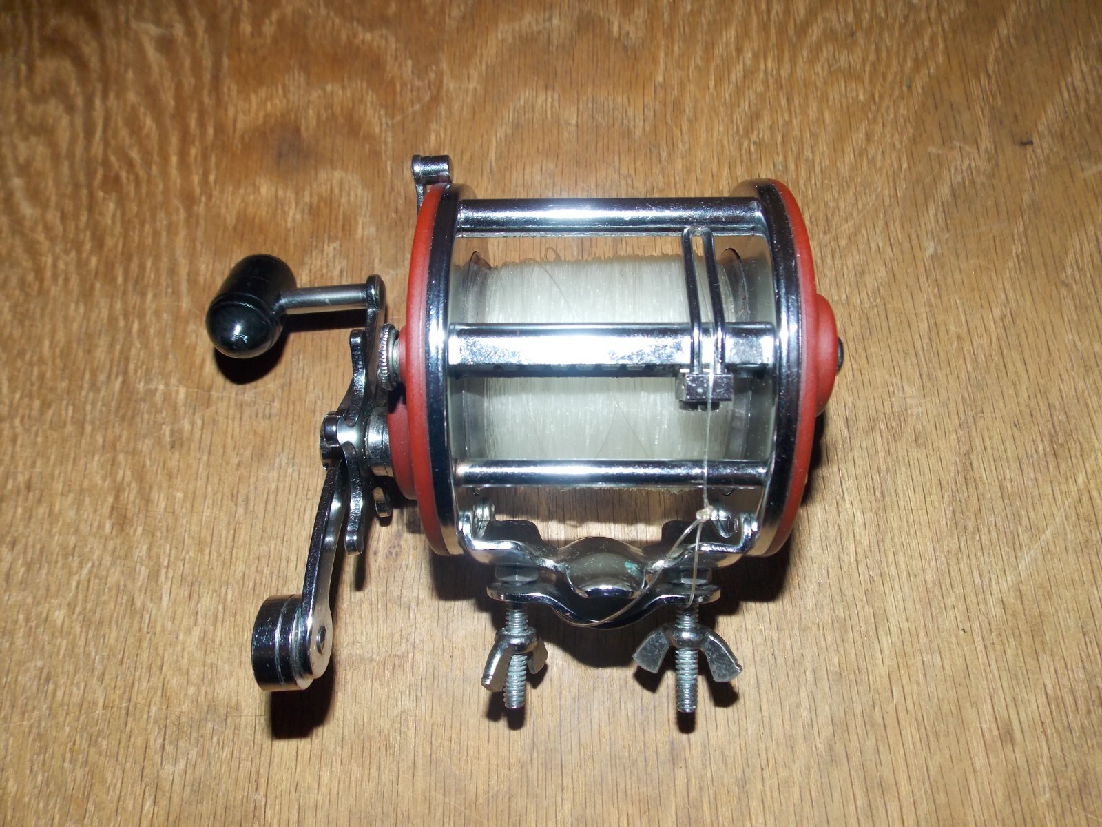 Vintage Penn 209 Level Wind Reel Trolling Salmon-Trout Rod Clamp & Tool 12/26RR