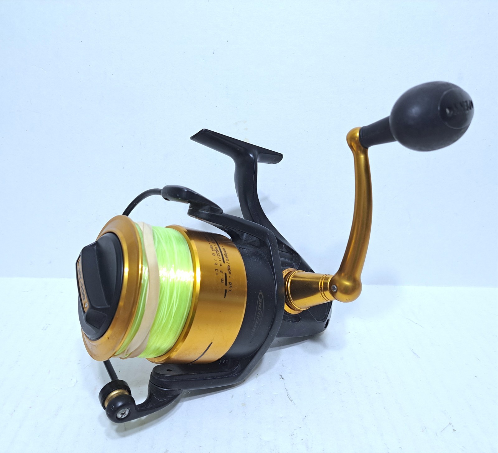 Penn Spinfisher V 8500 Spinning Reel Gold Black HT-100 5+1 Bearings Anti-Reverse