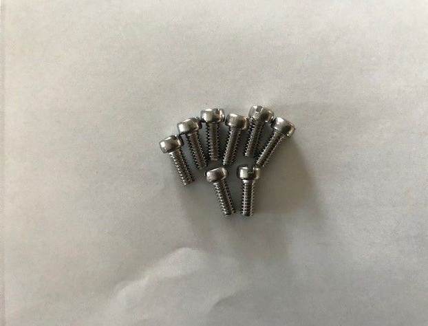 (8) Newell 533, 540, 546 & 550 Stainless Steel Frame Screws