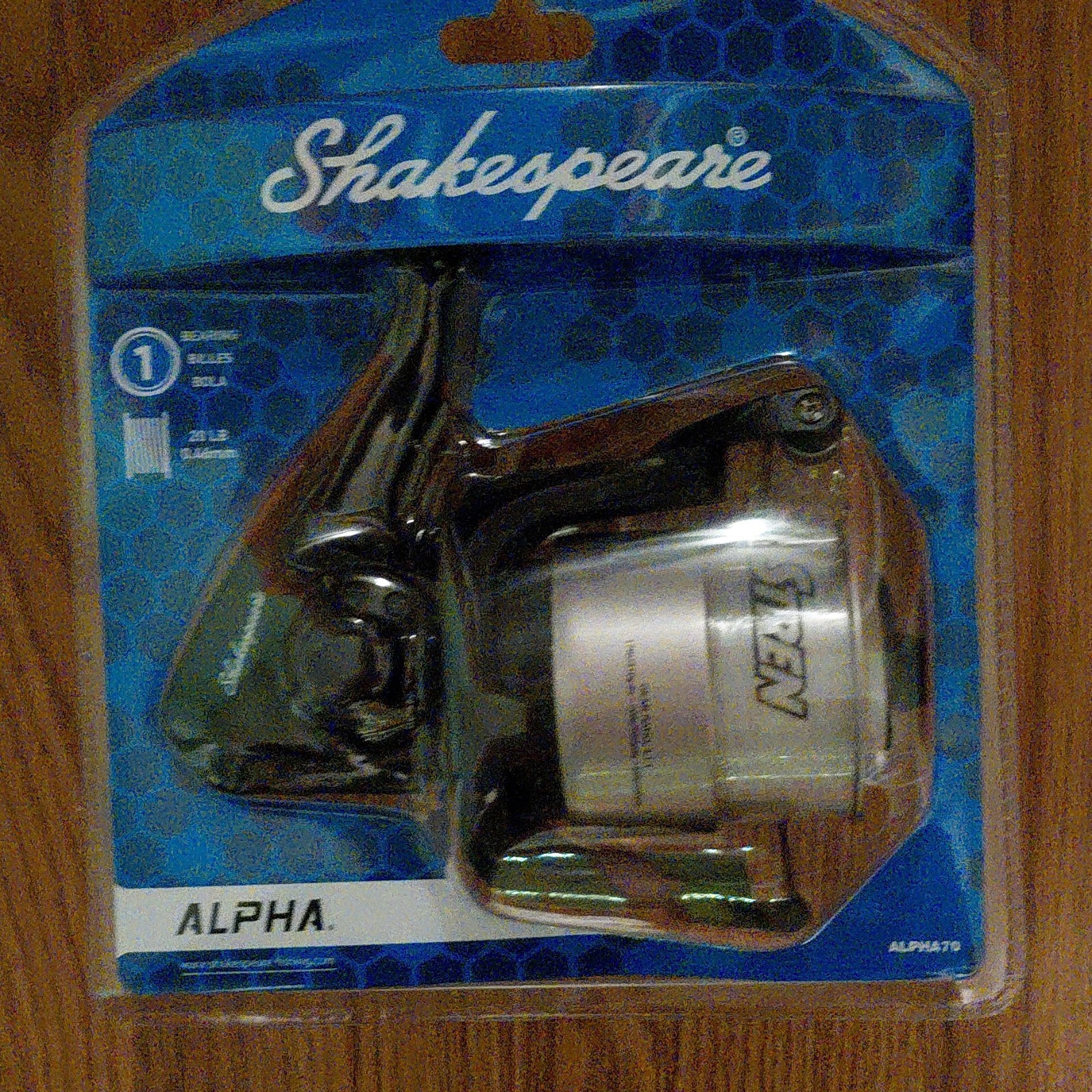 Shakespeare Alpha 70 Spinning Reel, 1BB, Aluminum Spool, Anti-Reverse, 4.1:1