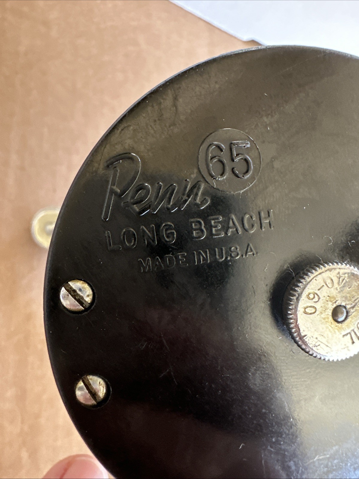 Vintage Penn 65 Long Beach Conventional Saltwater Fishing Reel Tested Good