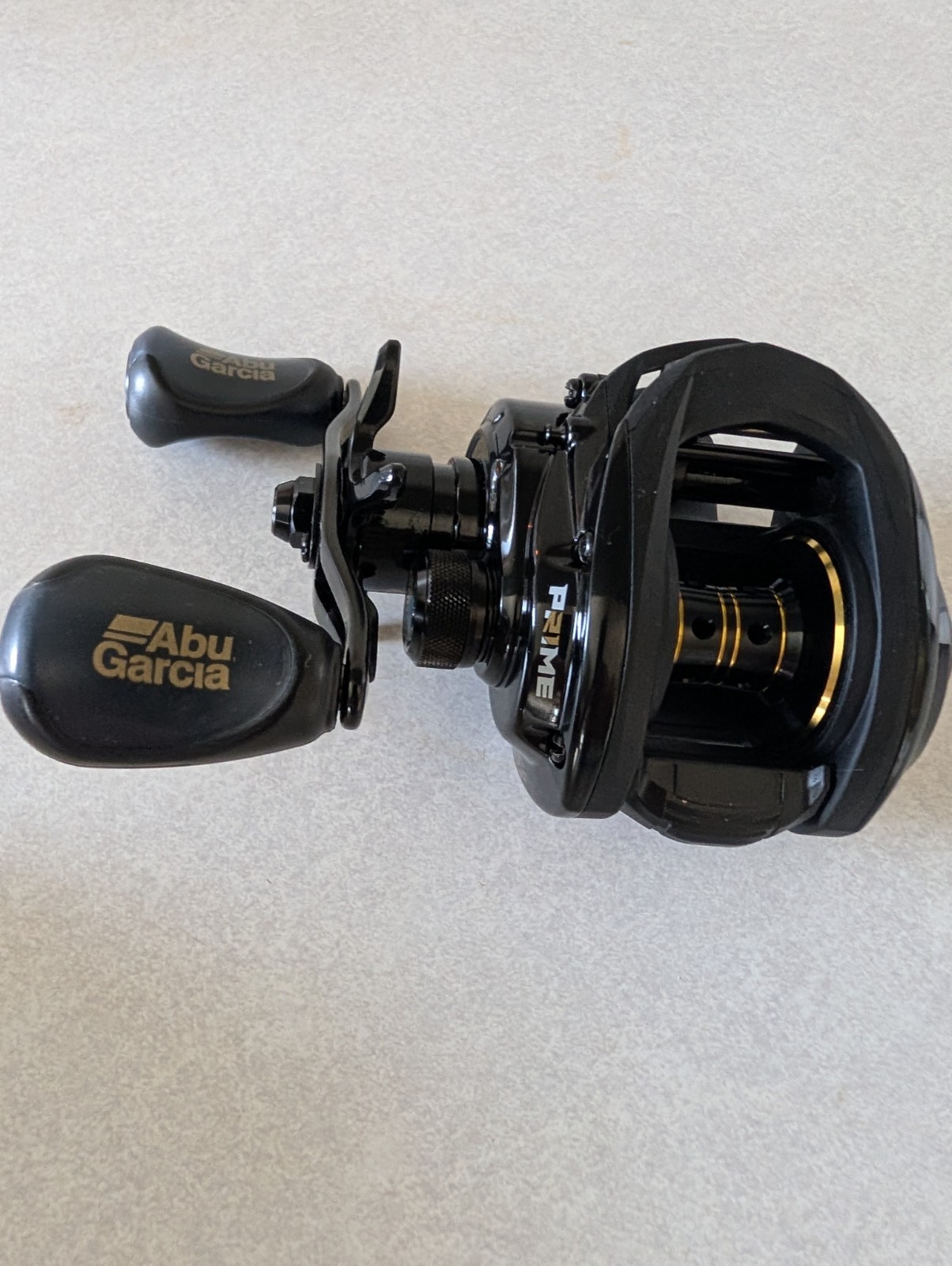 Abu Garcia Prime 21 Black Left Hand Low Profile Baitcasting Reel. PRIMEBLP-L