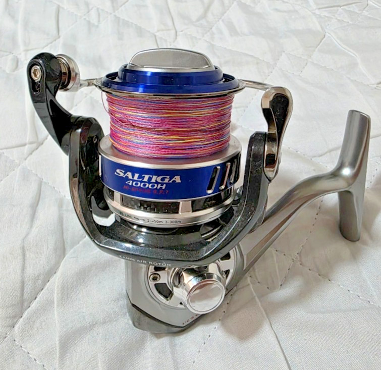 [☆Very Good]Daiwa 10 Saltiga 4000H Gear Ratio 5.7 Spinning Reel From Japan