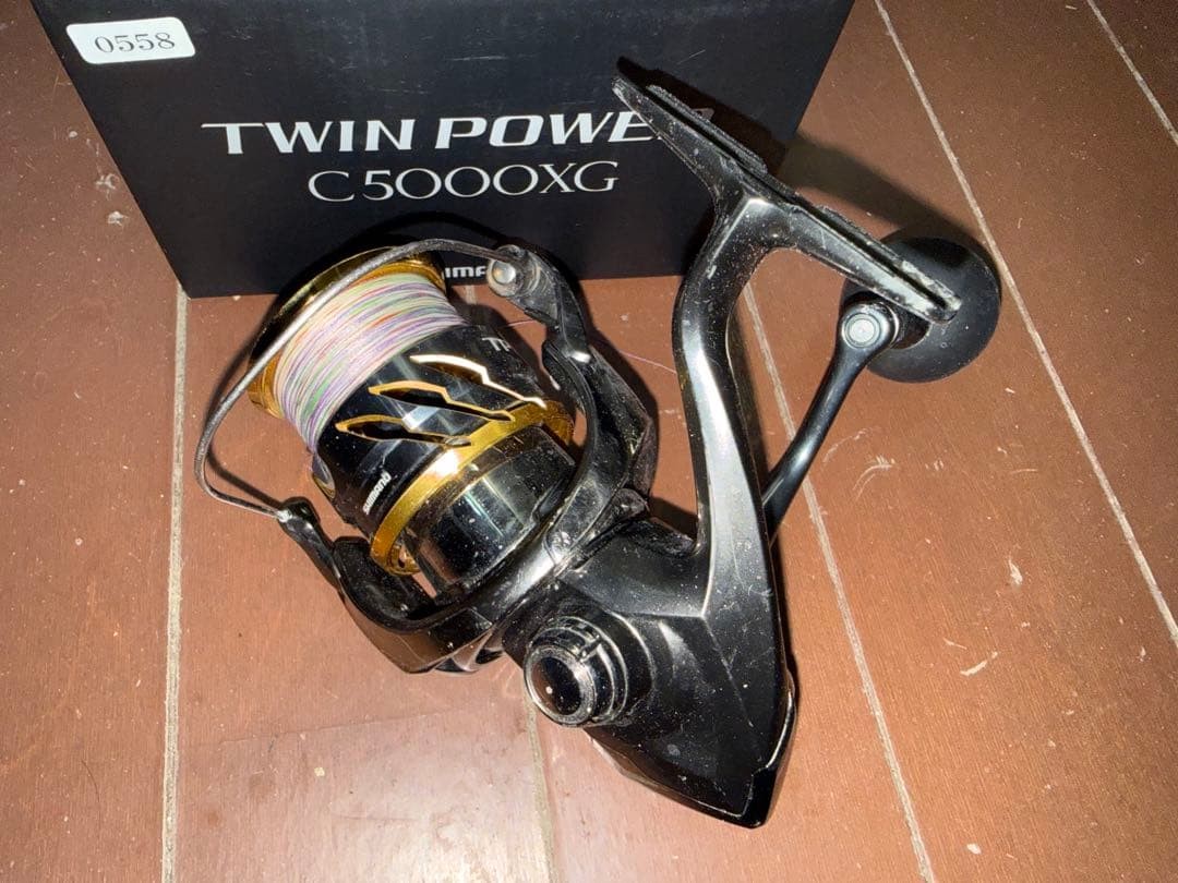 SHIMANO Spinning Reel 20 TWIN POWER C5000XG Gear Ratio: 6.2 Exc+++