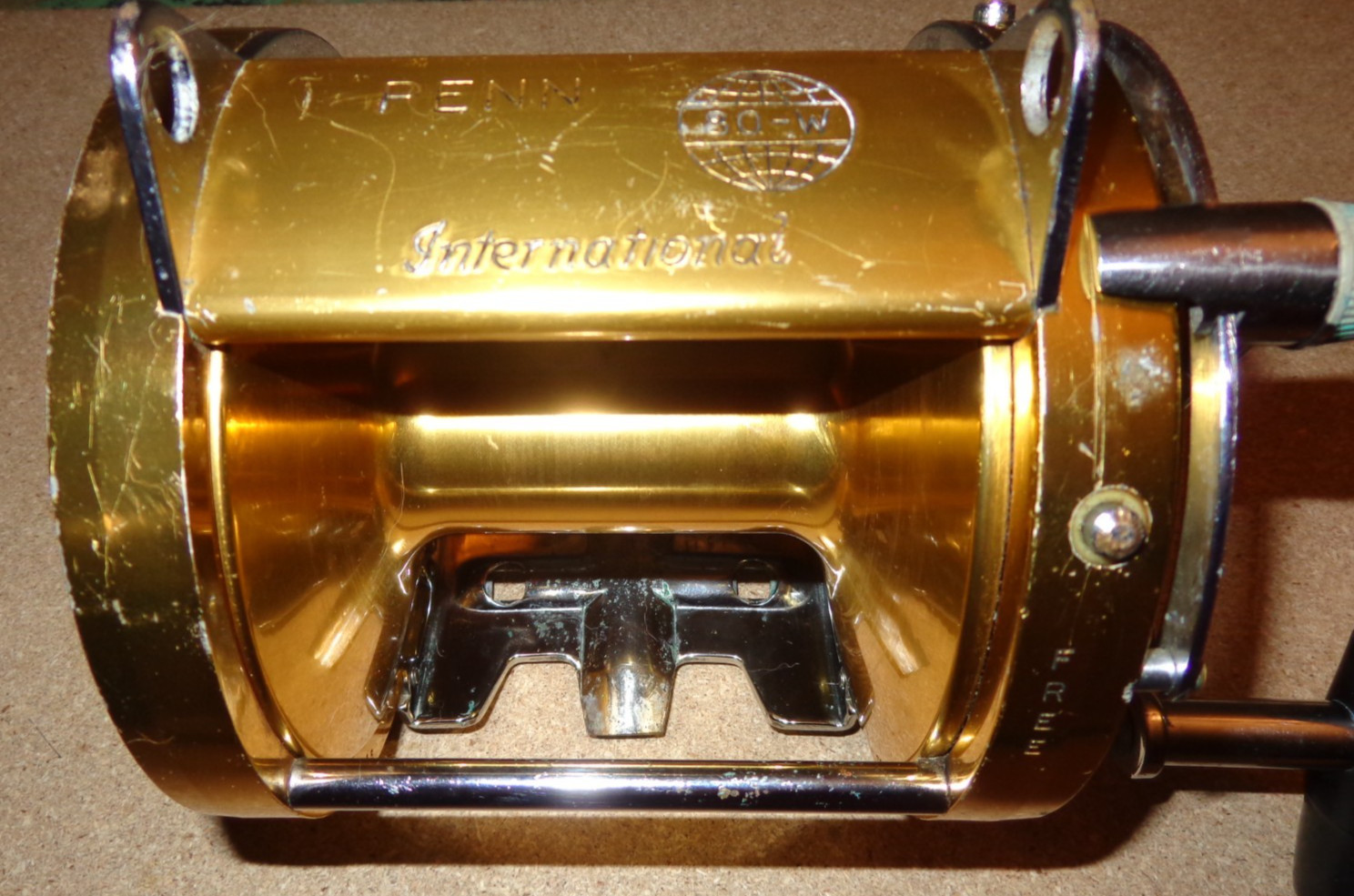 Vintage Penn International 80W Gold Lever-Drag Big Game 80-W Fishing Reel (#2)