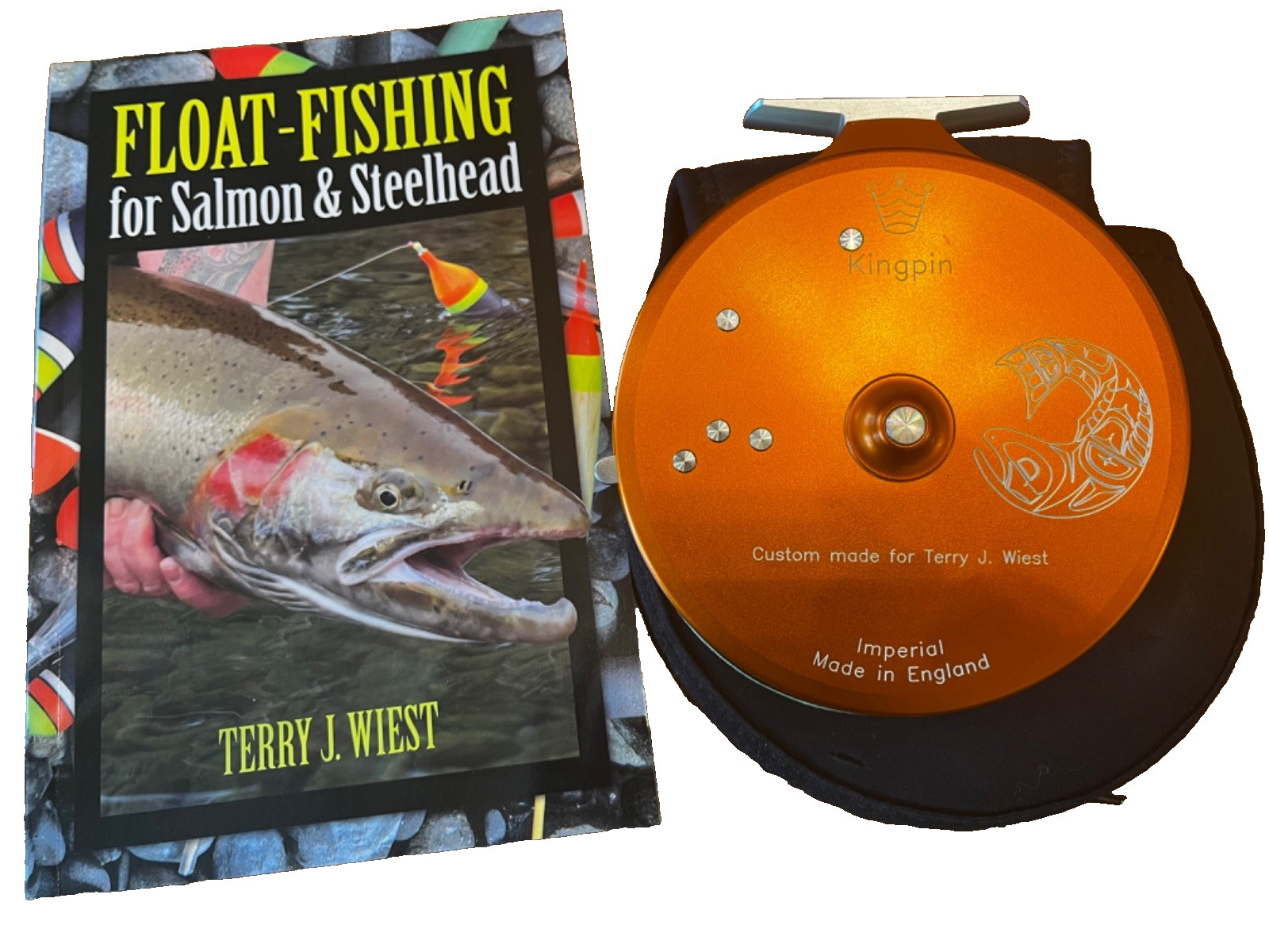 Custom Kingpin Imperial Centerpin Reel – (Autographed Book Included)