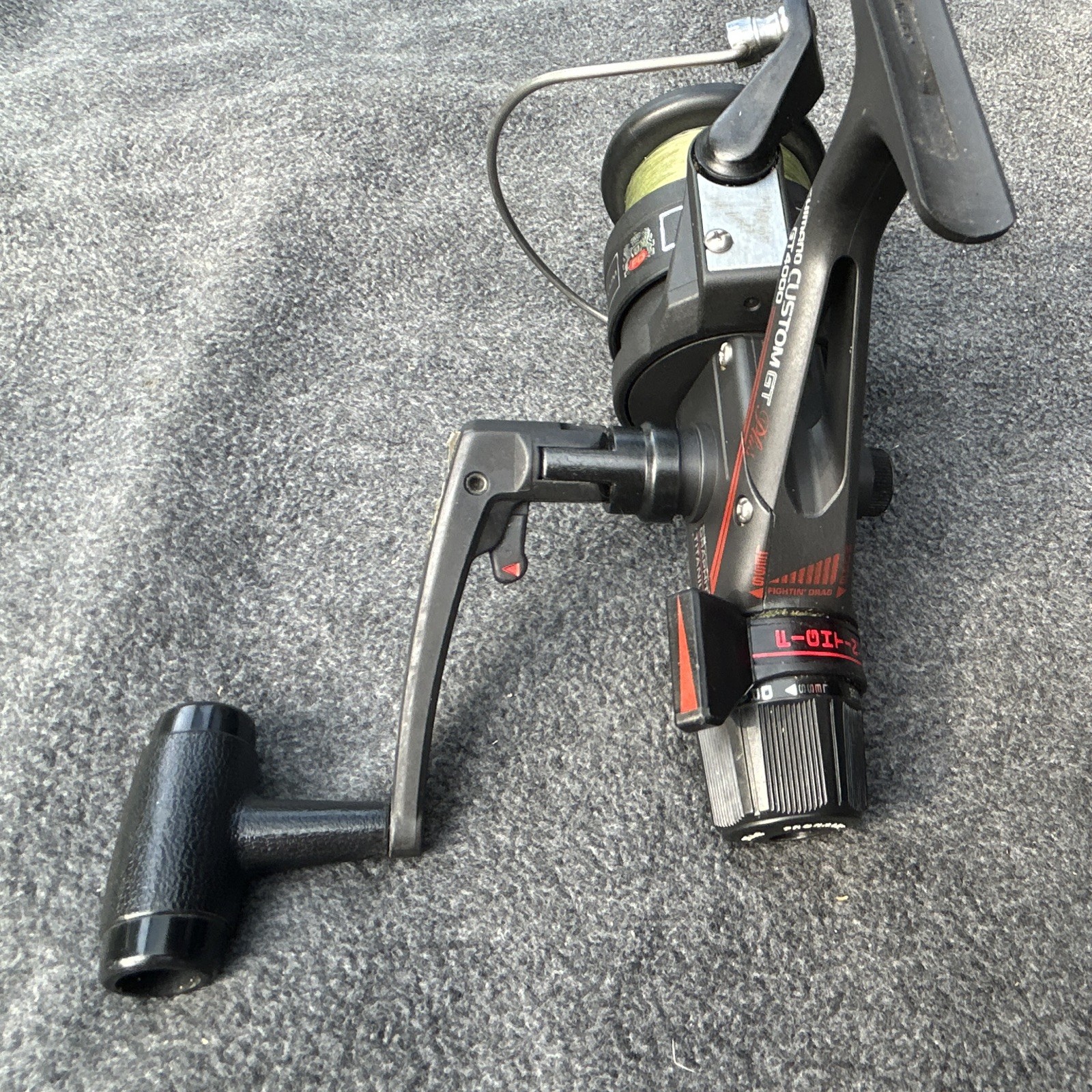 Shimano Custom GT 4000 Spinning Reel 4.9:1 Rear Drag Anti-Reverse BROKEN READ