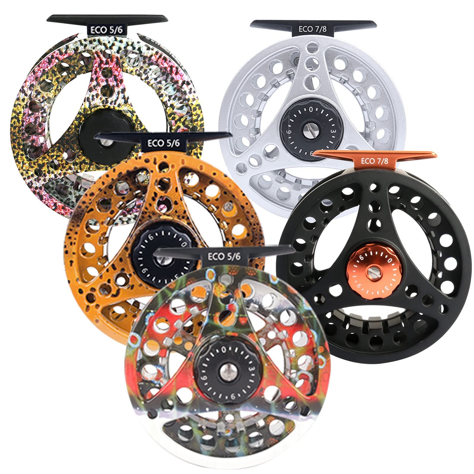 M MAXIMUMCATCH Maxcatch ECO Large Arbor Fly Fishing Reel 3/4wt 5/6wt 7/8wt an…