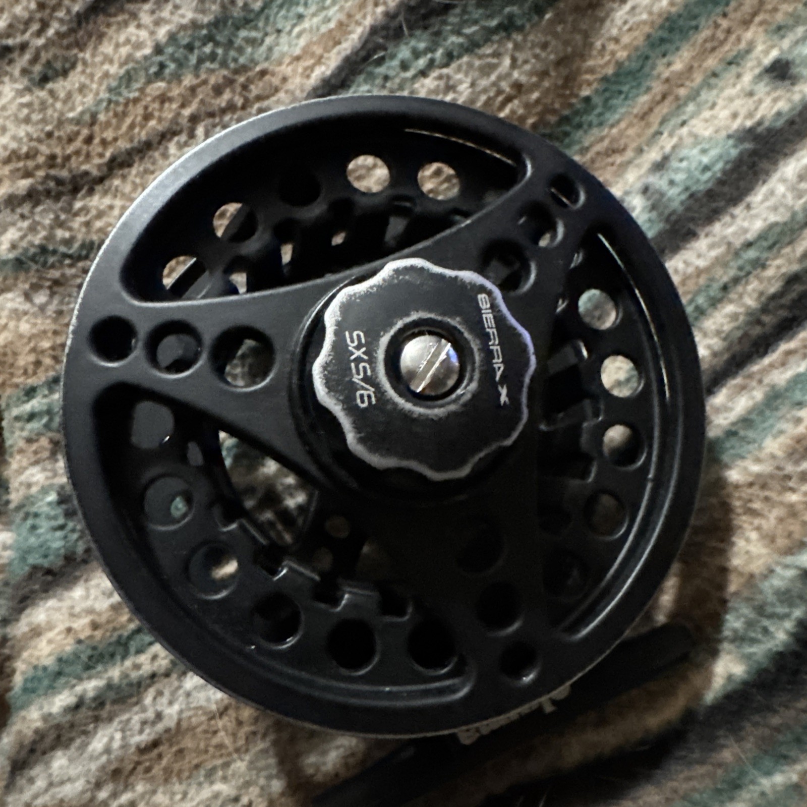Okuma Sierra S-5/6 Fly Reel Aluminum Adjustable Drag Black