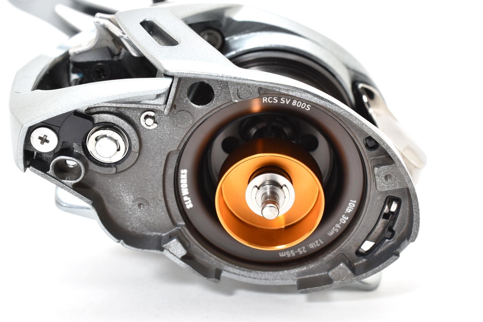 Daiwa 21 Alphas SV TW 800S-H Right Handled Baitcasting Ree Near Mint JAPAN #2687