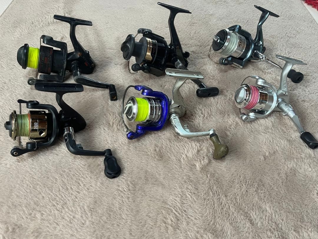 Spinning Reel Bulk Lot 1000-4000 Used Fishing Reels
