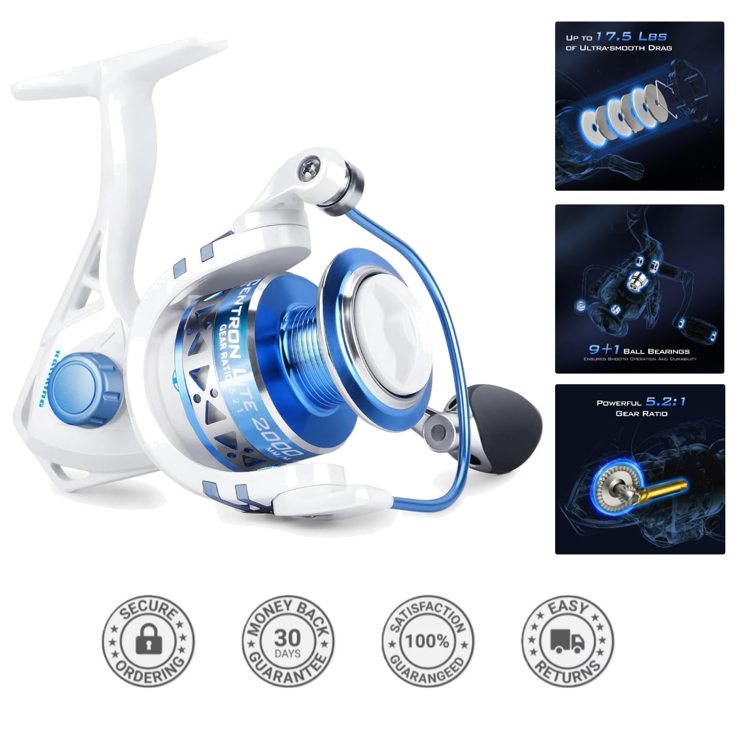 High-Performance Centron Fishing Reel Size 500 – Best for Ice Fishing Adventures