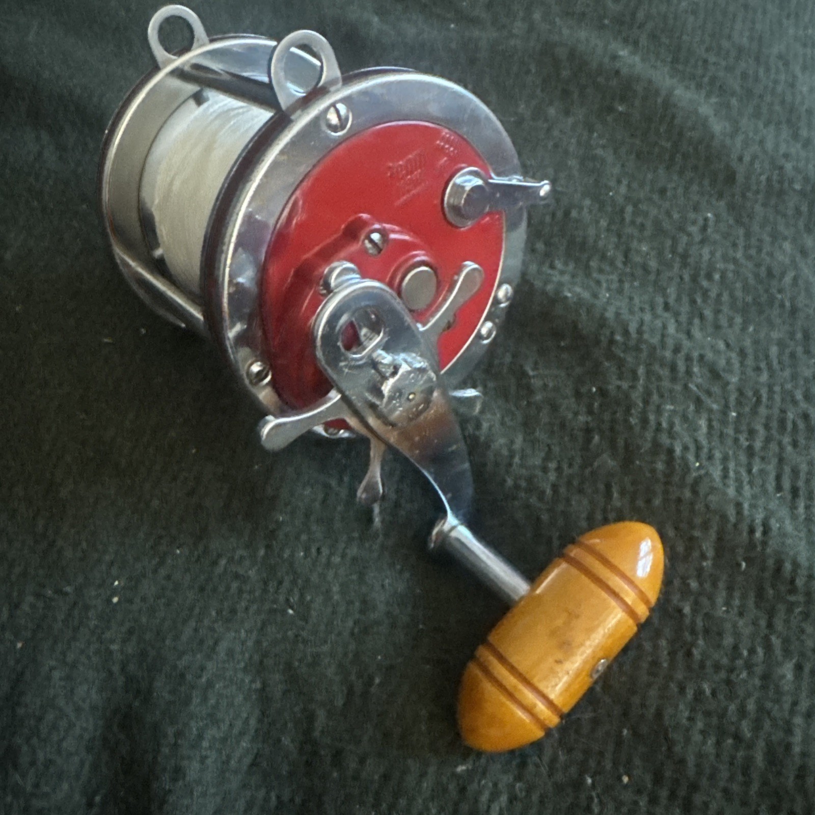 USA Made penn 113h W/ Brass Spool.WOW Just Serviced JUST LOOK AT IT !!!