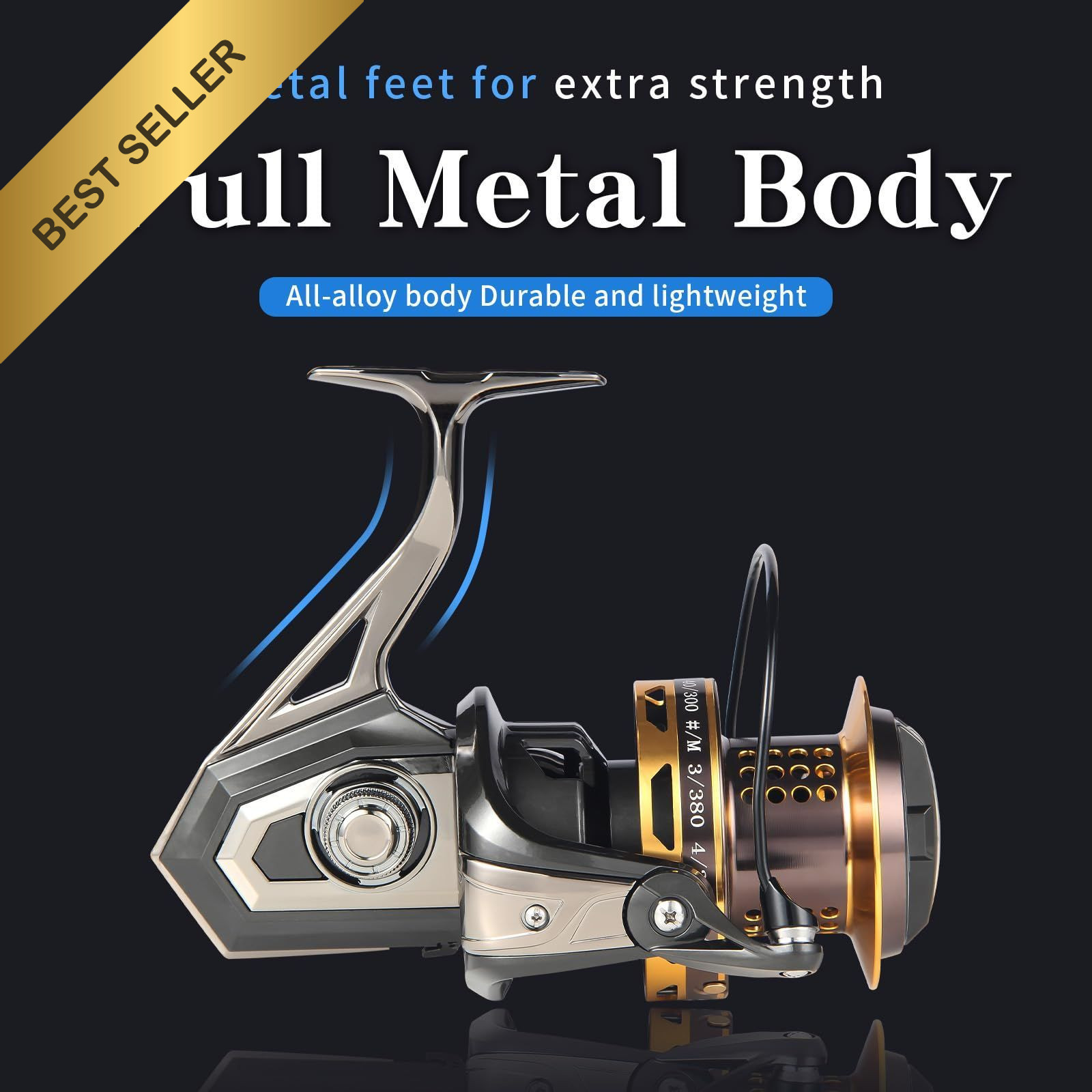 Surf Spinning Fishing Reel 8000-12000 20KG Drag Power Saltwater Inshore Offshore
