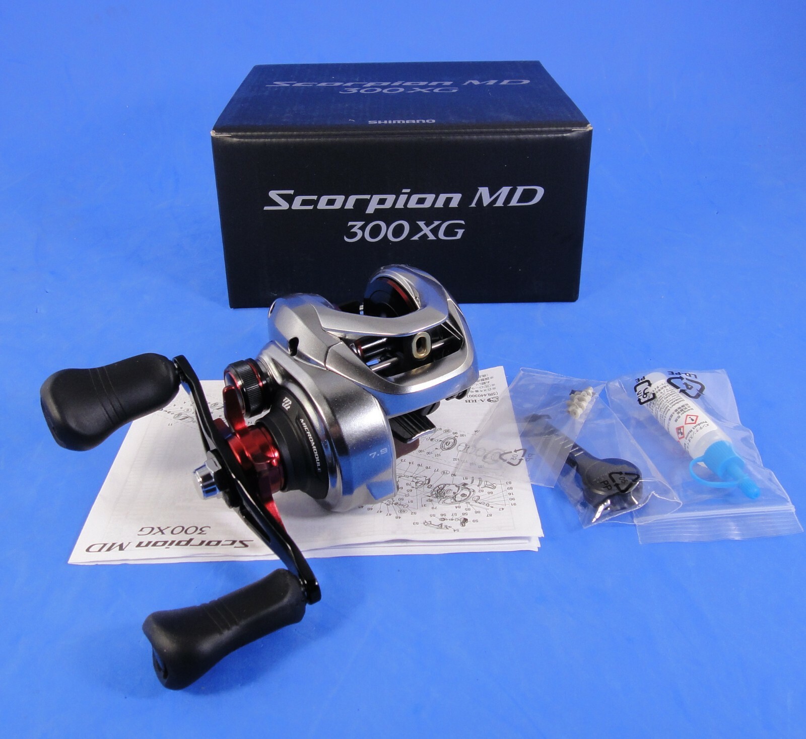21′ SHIMANO SCORPION MD 300 XG RIGHT HAND REEL *U.S SELLER* FREE USPS SHIPPING.