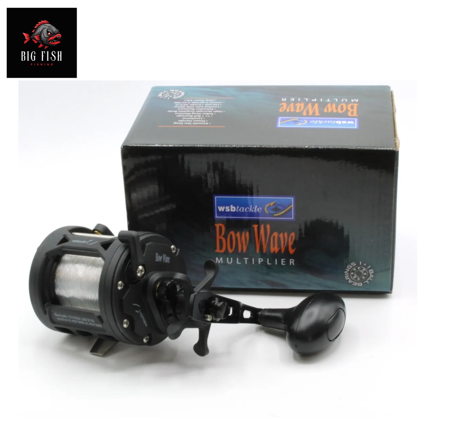 Bow Wave Boat Fishing Multiplier Reel Sea Fishing Multiplier Boat Reels