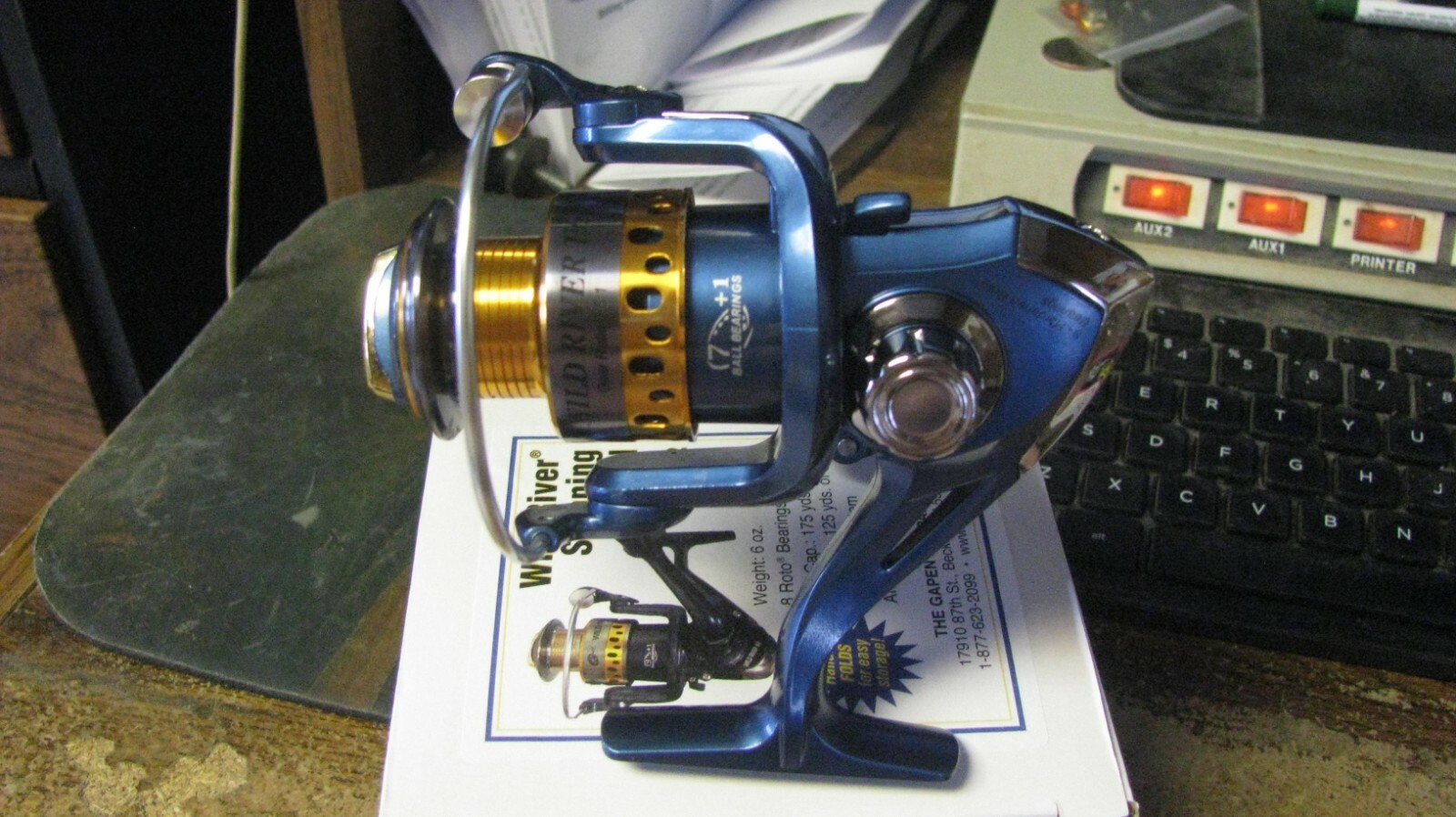 Gapen „WILD RIVER 1 1/2“ spinning reel, nib, lifetime warranty, free shipping