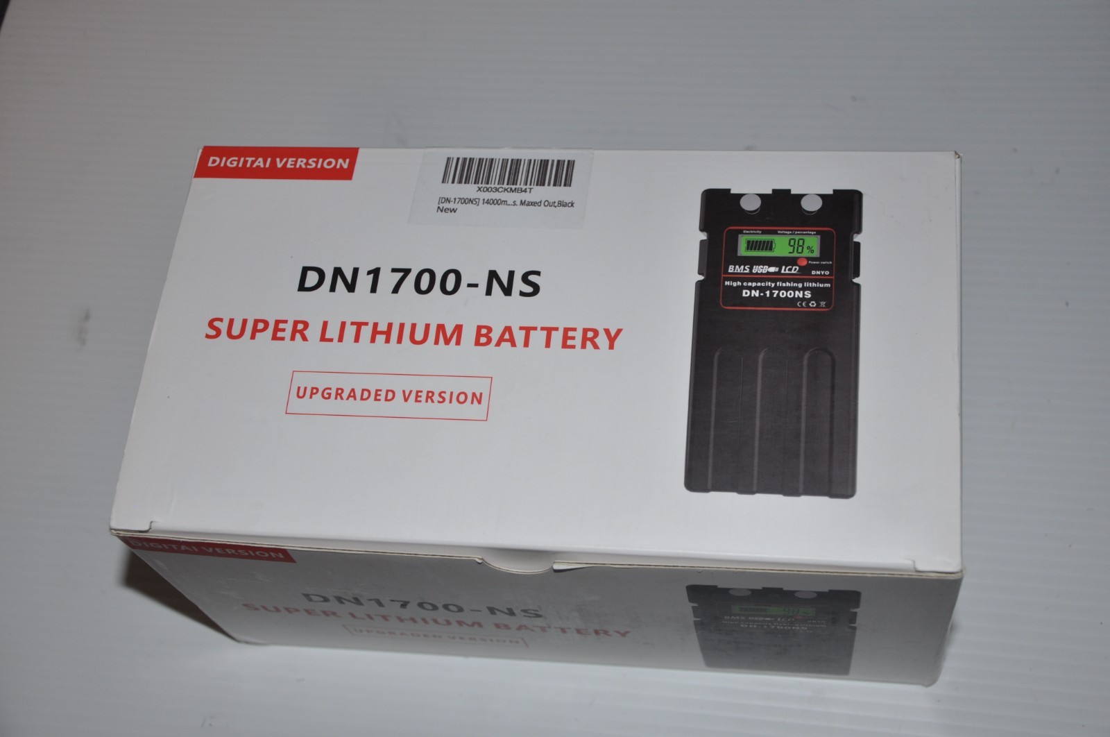 Daiwa Shimano DN-1700NS 14000mAh 14.8V Battery Electric Reel Charger Set / Black