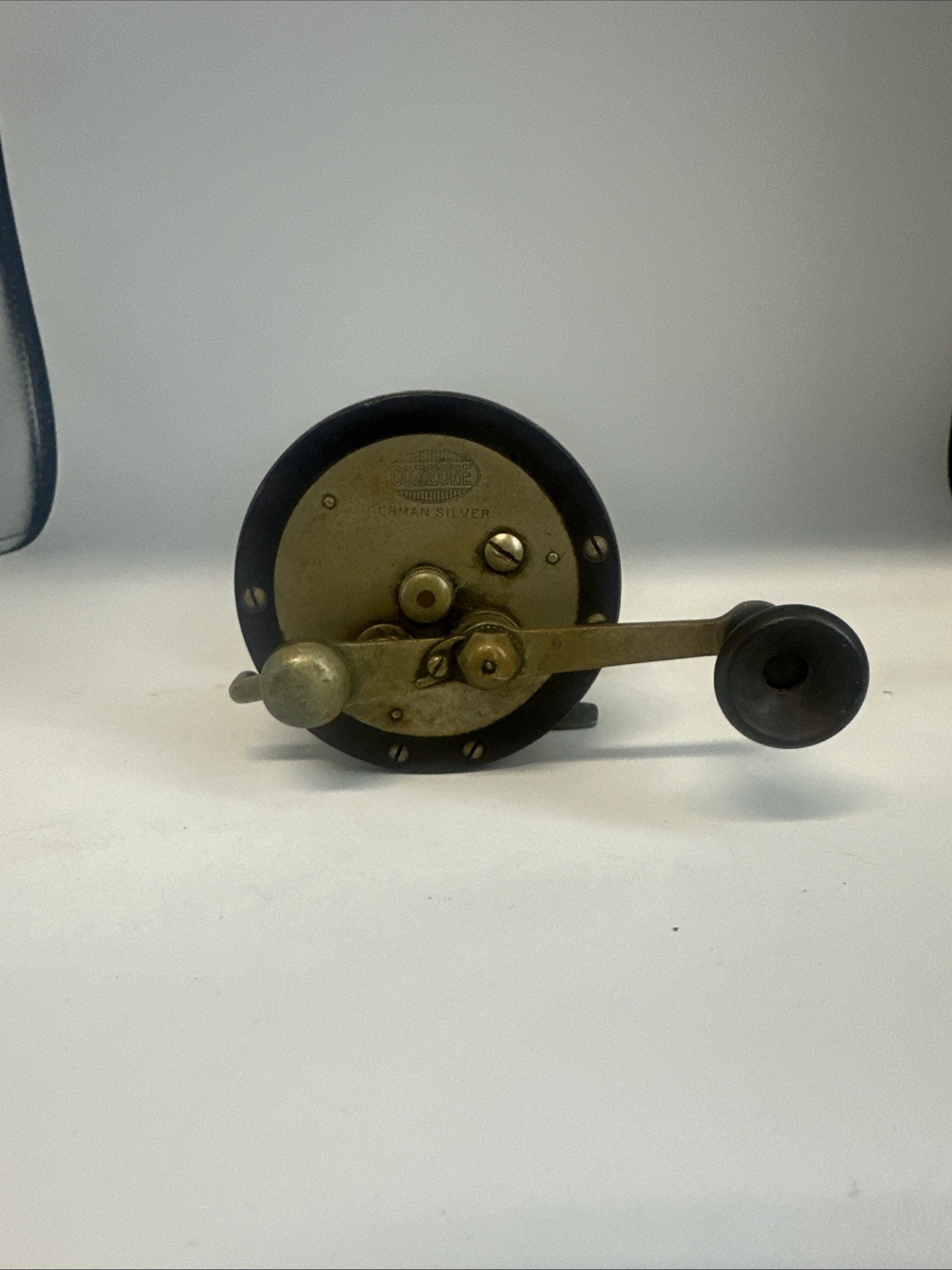 Vintage Cozzone German Silver Saltwater Fishing Reel