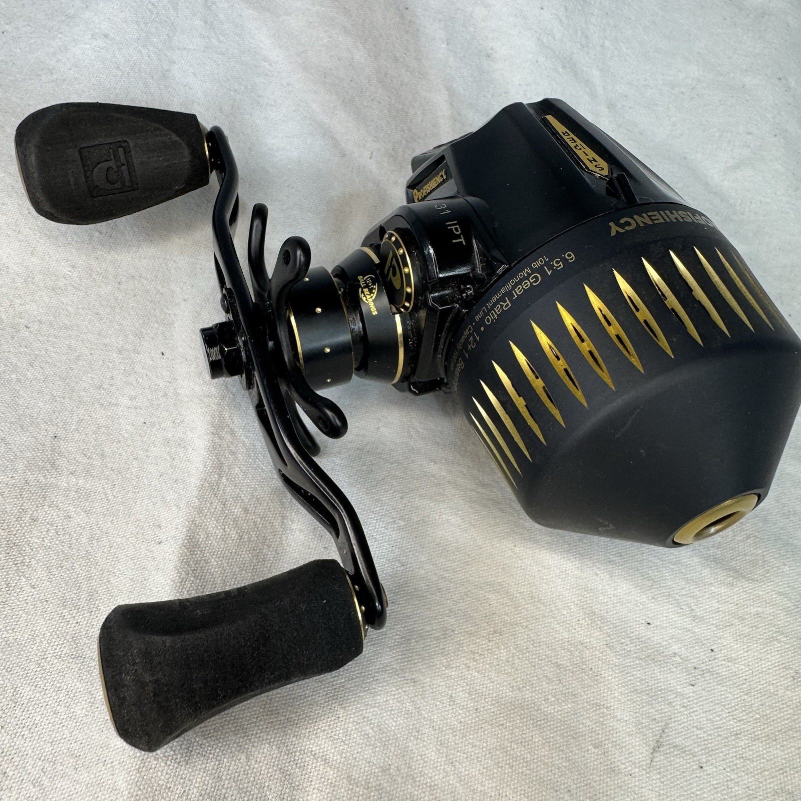 NEW Sniper Spincast Fishing Reel 65:1 Gear Ratio Ultra Fast Pre Spooled 10lb