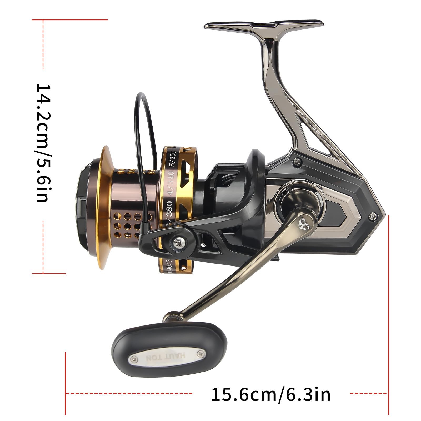10000 Series Spinning Reels – Ultra Smooth 10+1 BB for Saltwater & Freshwater
