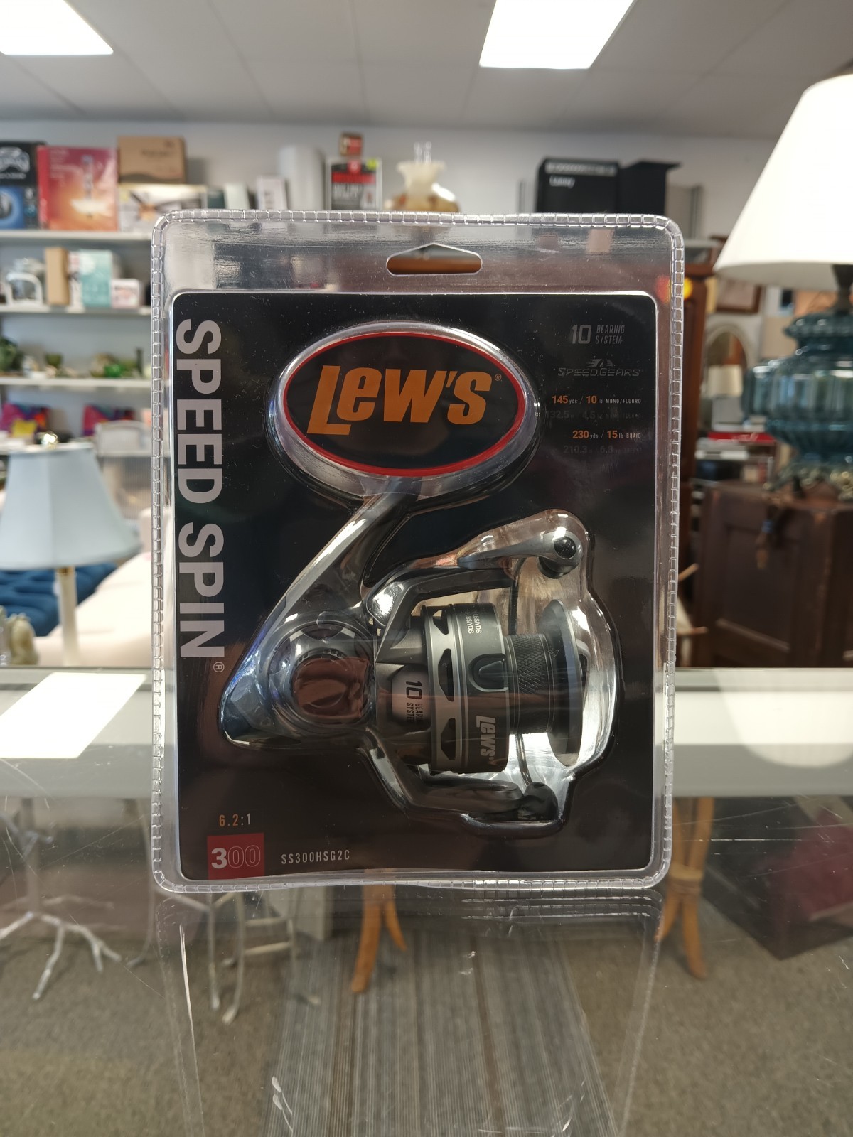 Lew’s Speed Spin 200 6.2:1 Fishing Reel SS300HSG2C (Brand New ~ Speed Gears)