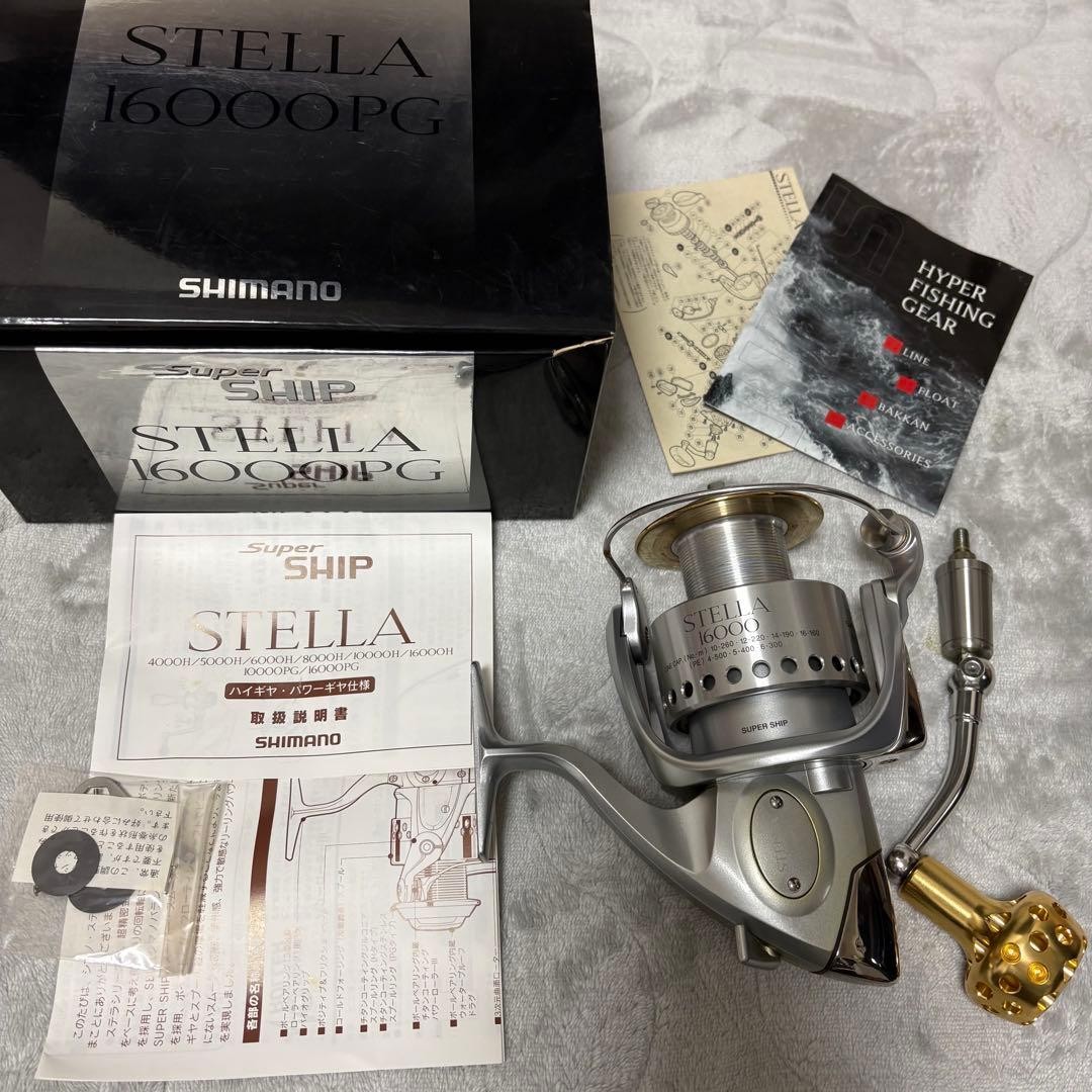 SHIMANO STELLA 16000PG Spinning Reel 66W Excellent Condition Authentic