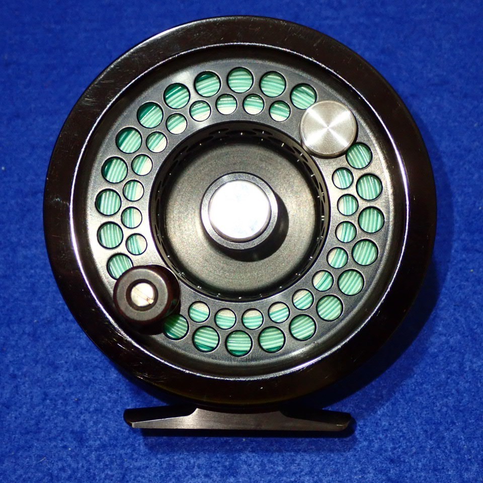 Vintage Abel No.3 Fly Fishing Reel Right Handle Gloss Black Fine Condition