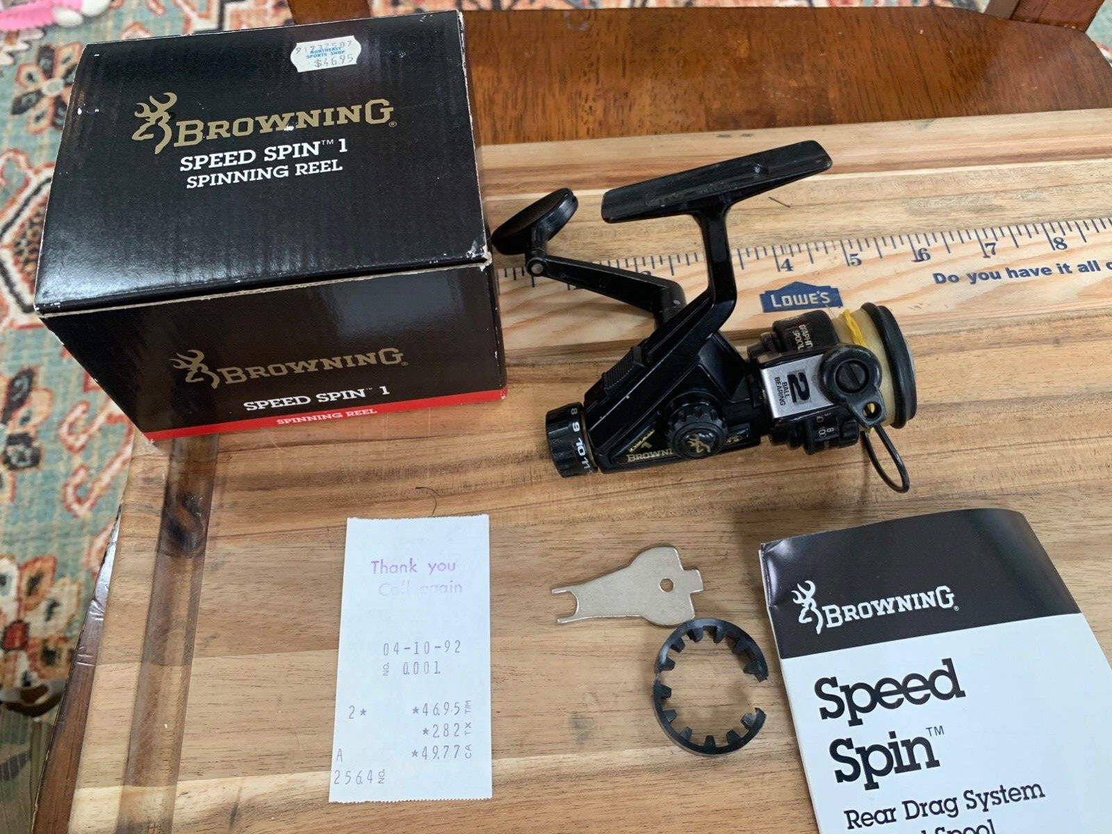Browning Speed Spin 1 trout fishing reel (lot#20757)