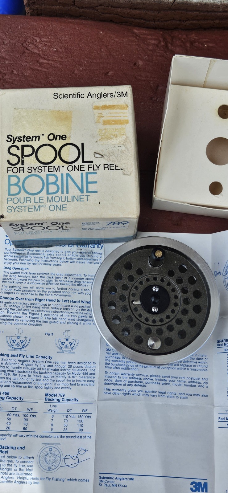 New Scientific Anglers System One #789 Fishing SPARE SPOOL