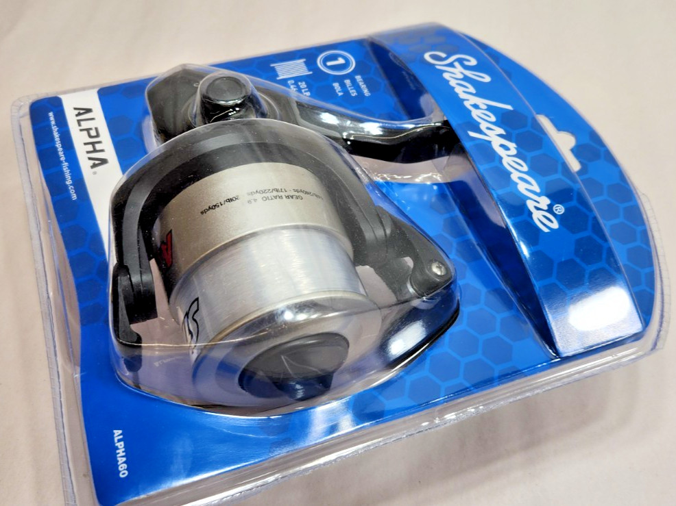 SHAKESPEARE ALPHA 60 SPINNING REEL NEW IN SEALED PACKAGING #279