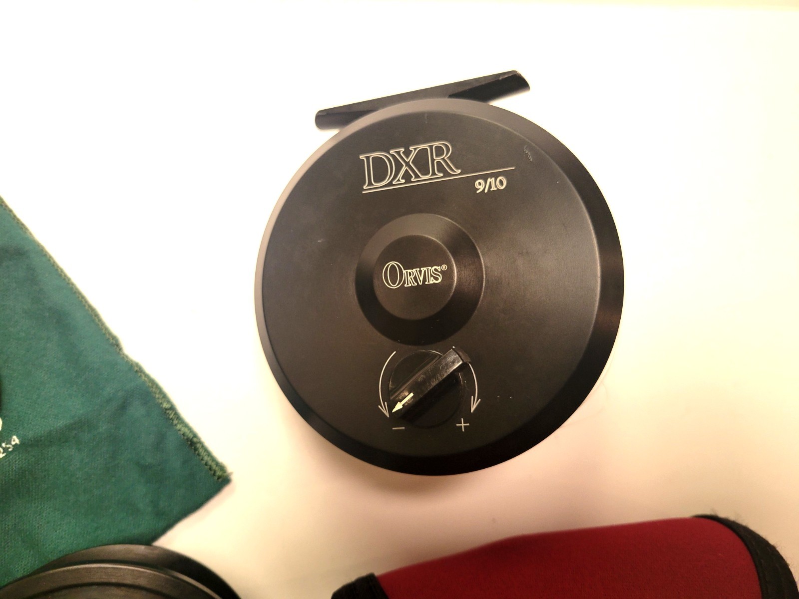 ORVIS DXR 9/10 Fly Reel & Two Spools Reel Case and Spool Bags – Please Read