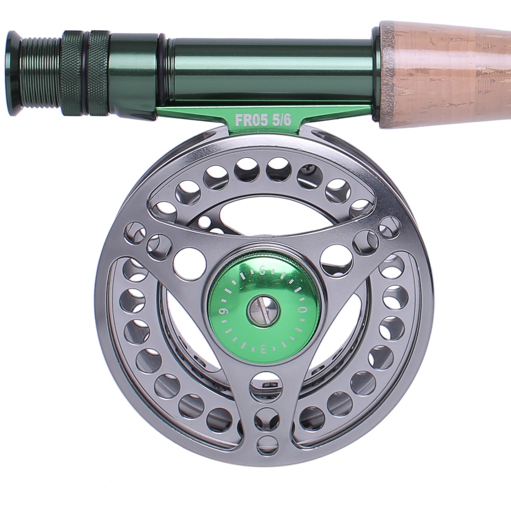 Large Arbor Fly Fishing Reel | CNC Machined Aluminum Alloy | for 5/6 7/8 WT Line