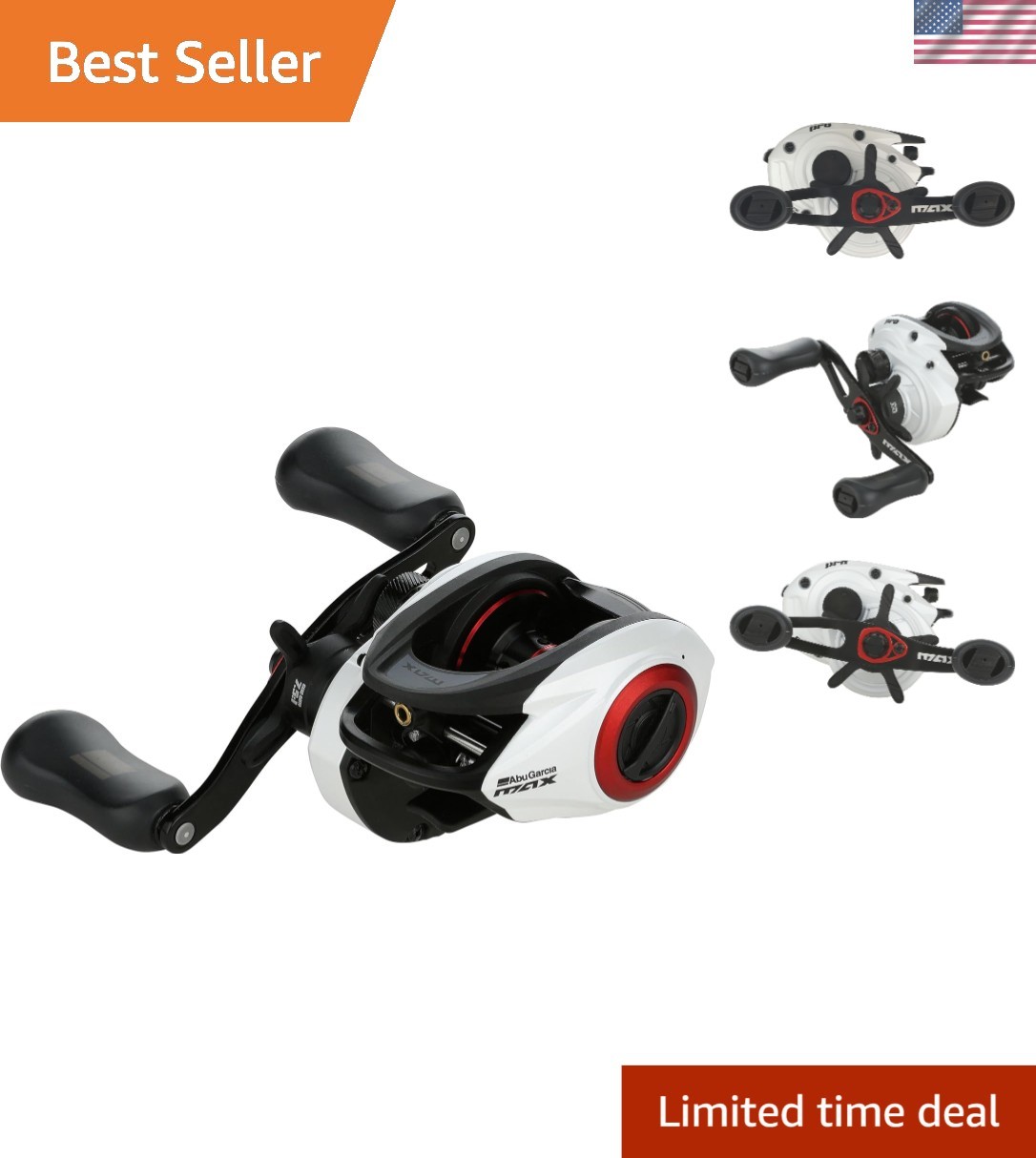 High-Performance Max Pro Baitcast Reel – Lightweight Aluminum & Stylish Design