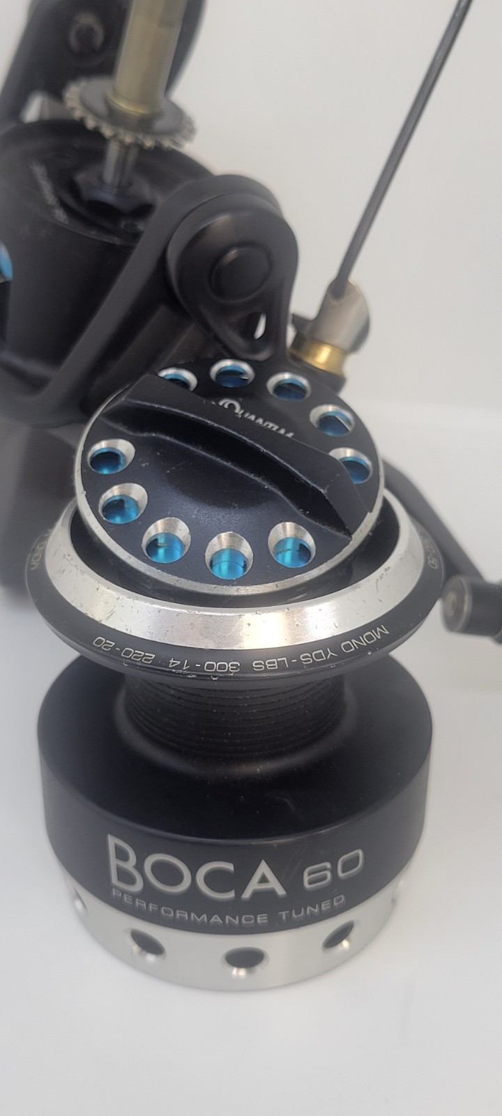 Quantum Boca 60 BSP60PTSE 7 Bearings 🔥AMBIDEXTROUS🔥 Spinning Reel Pre-owned🔥