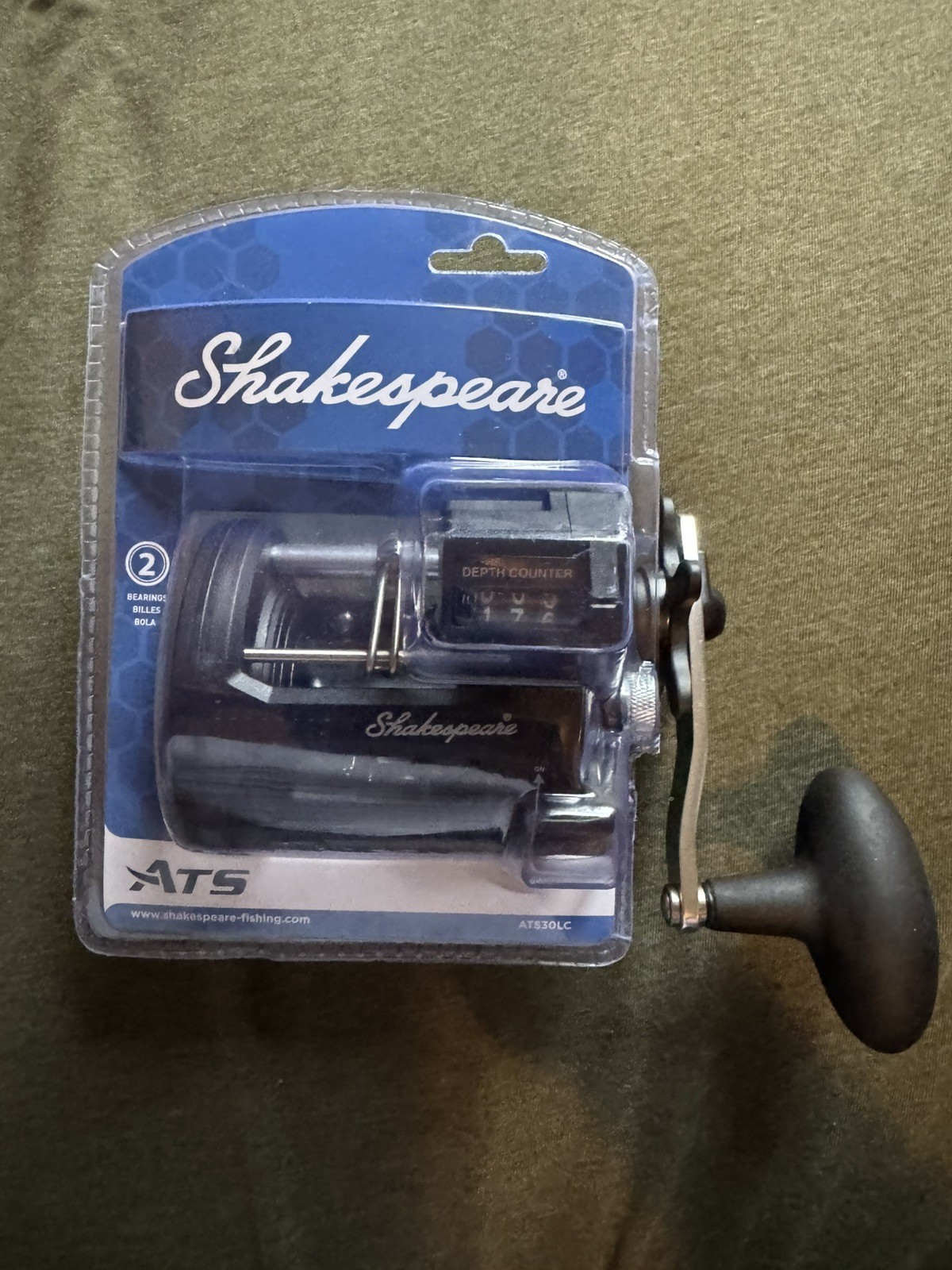 Fishing Reel Shakespeare ATS 30 Trolling Conventional Fishing Reel Right Hand