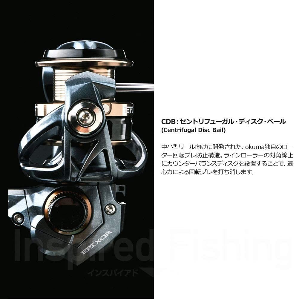OKUMA EPIXOR EPXT-55PLUS Fishing Reel Shallow Aluminum Spool