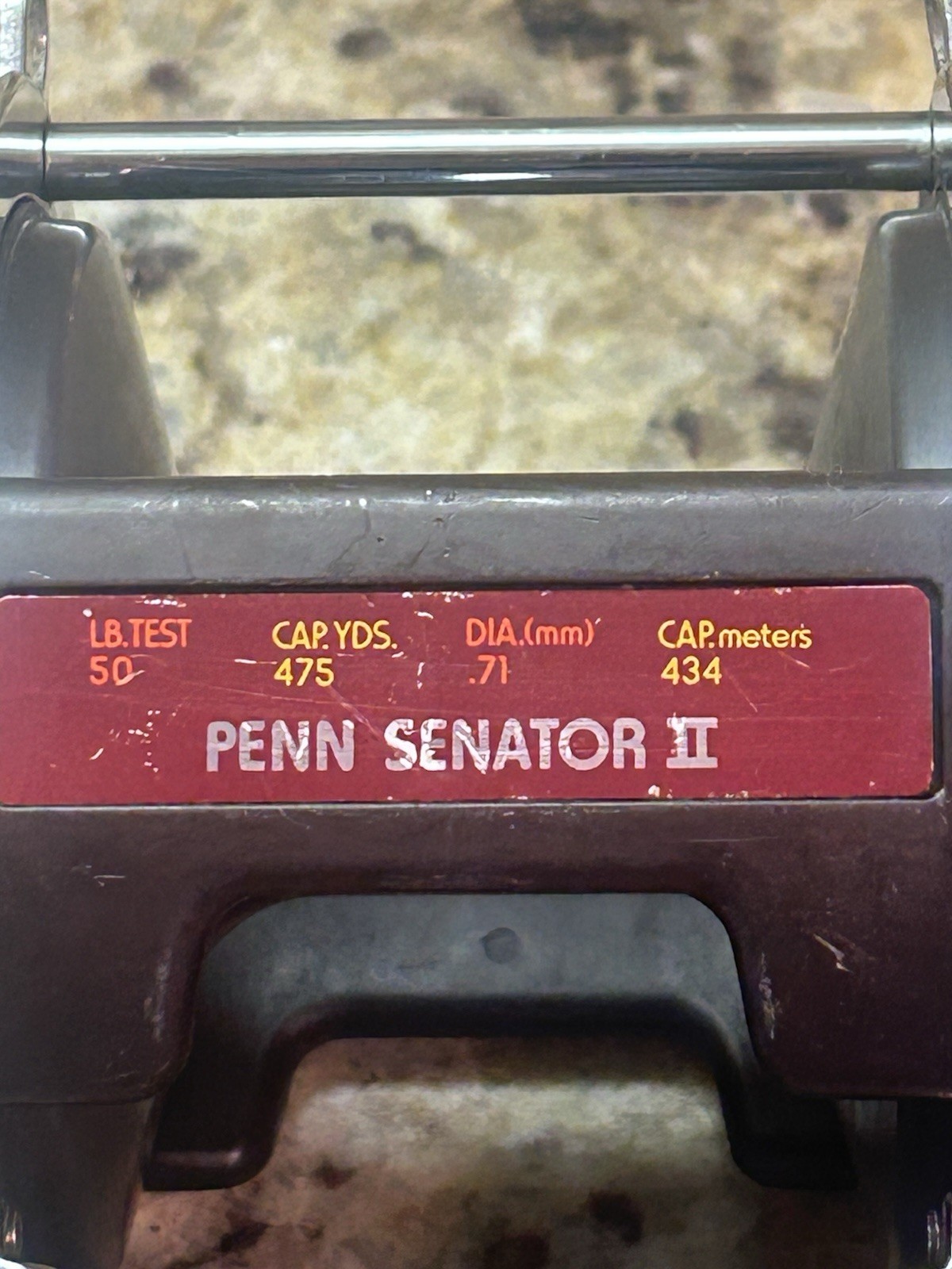 Penn Senator 114 HL High Speed Light Big Game Reel W/ Rod Clamp-Excellent