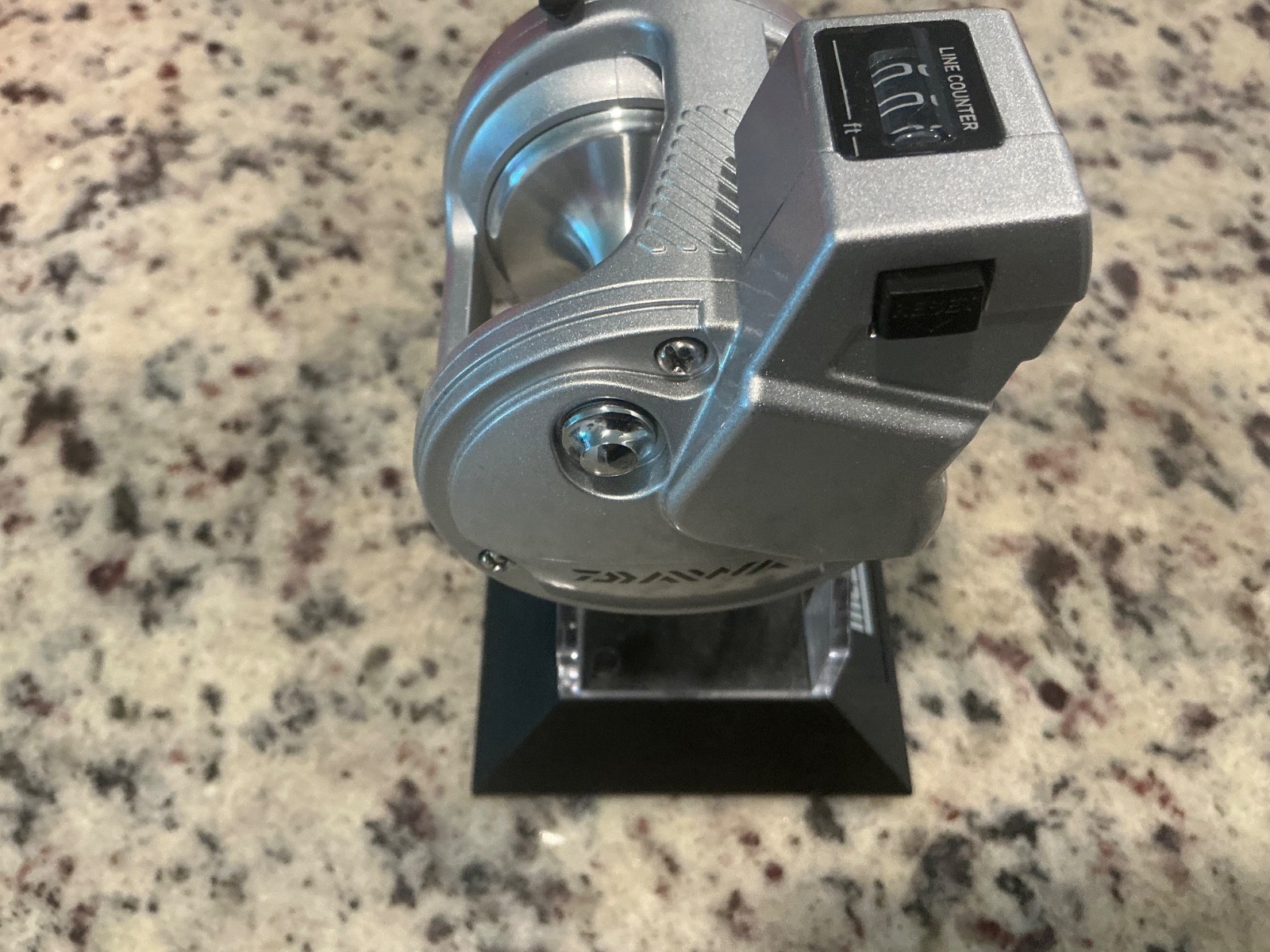 Left Handed Daiwa Accudepth Plus 27LCBL Line Counter Levelwind Reel Retrieve A+