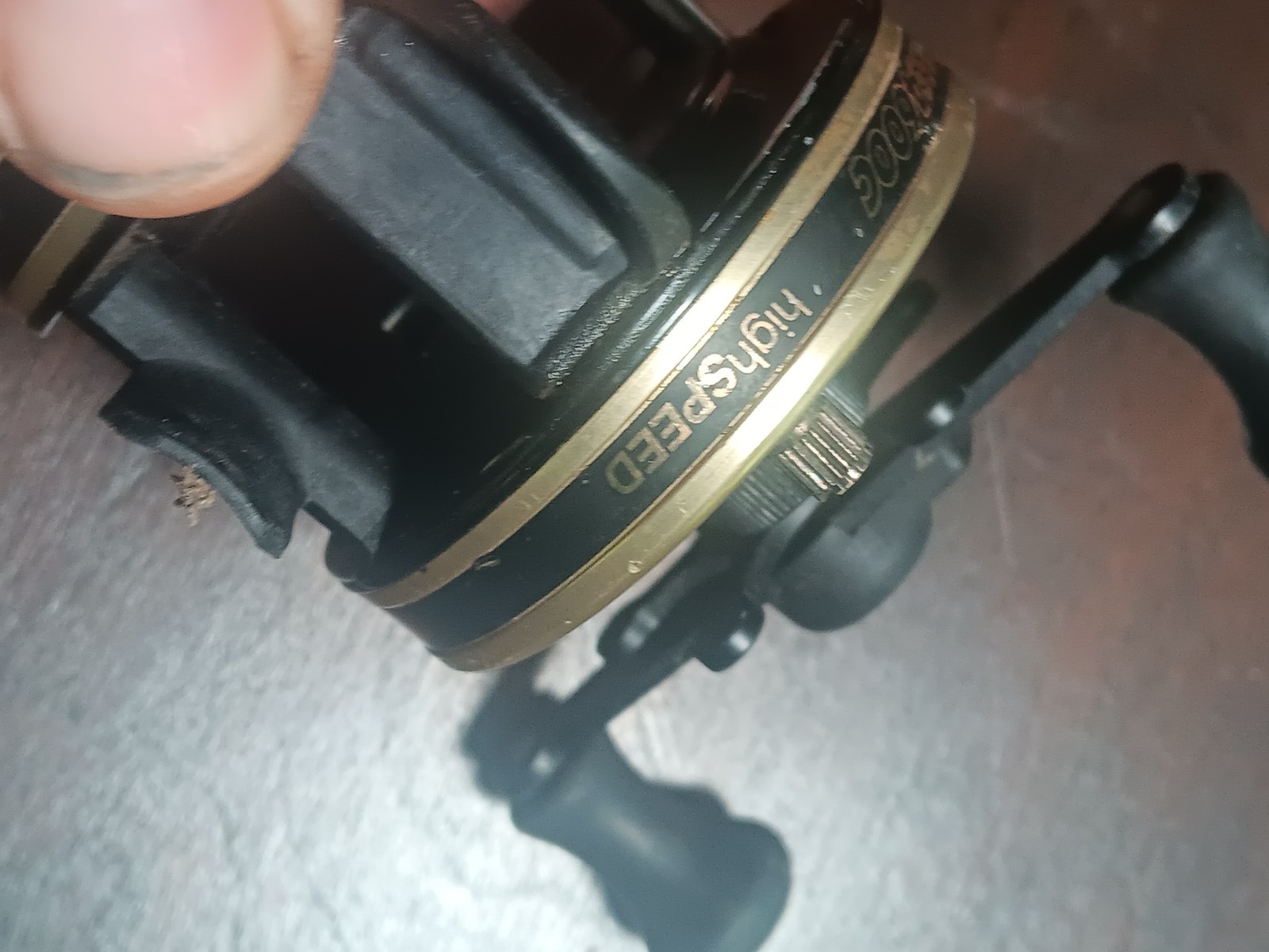 Abu Garcia Ambassadeur Bass 4600C Fishing Reel Sweden Gold