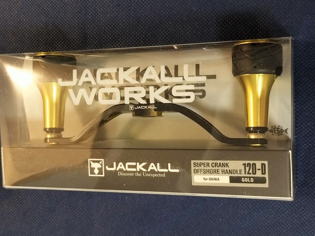 Jackall Super Crank Arm Offshore Handle 120D Gold for Daiwa 120mm