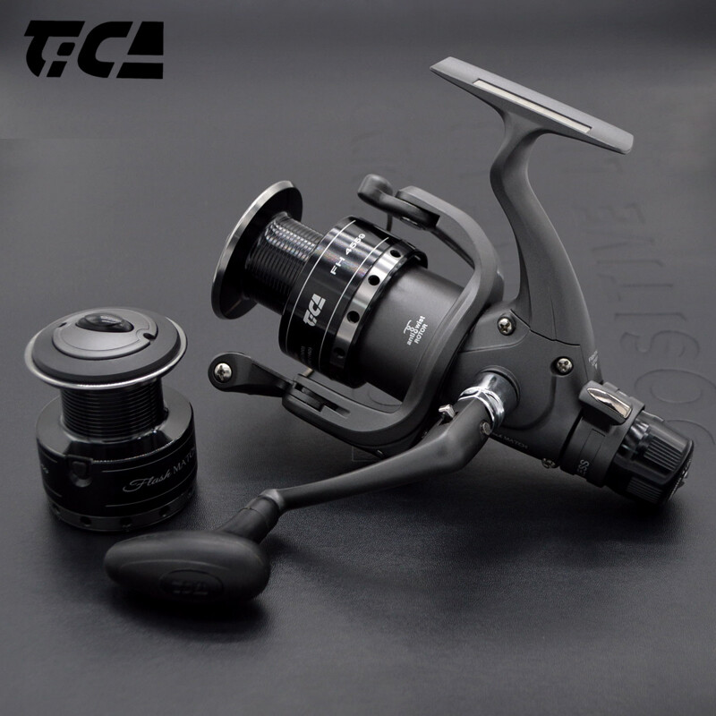 TICA FH Rear Drag Spinning Fishing Carbon Frame Reel with Extra Aluminium Spool
