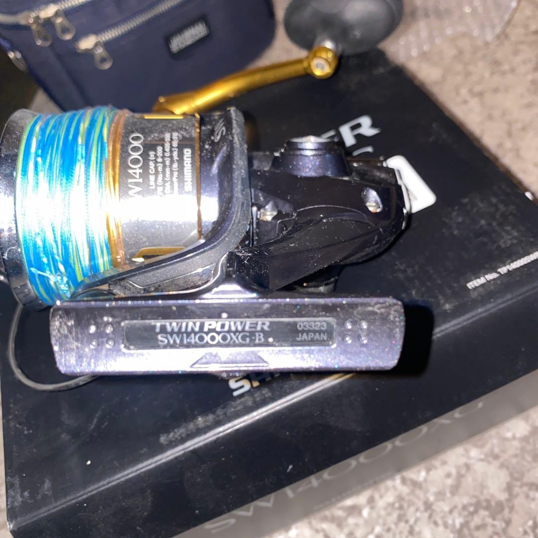 SHIMANO Twin Power SW14000 w/ Box Fishing Reel