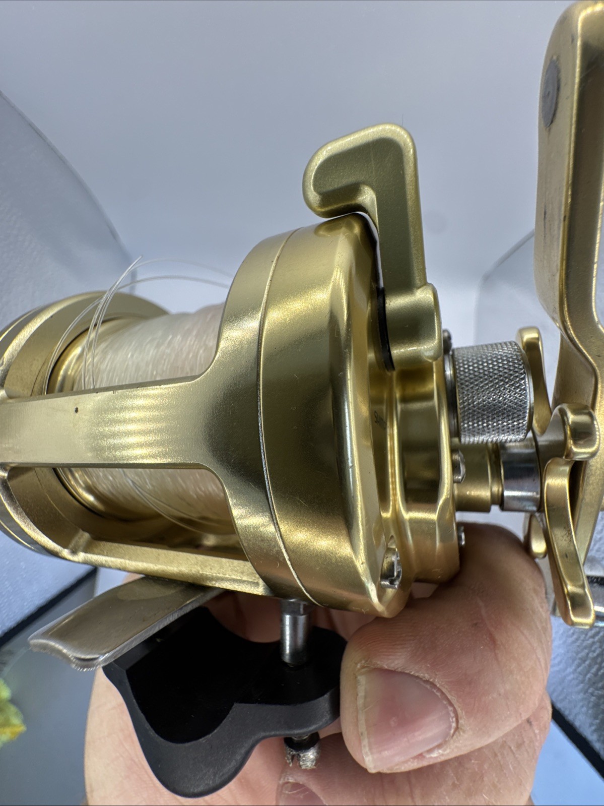 Shimano Trinidad TN14 Gold Fishing Reel Right Hand with Line
