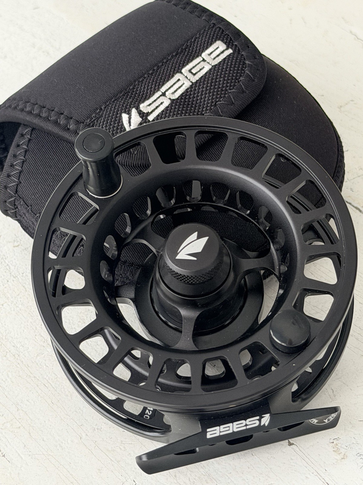 **BEAUTIFUL** 🔥SAGE SPECTRUM LT MATTE BLACK 7/8wt Fly REEL🔥~LQQK~