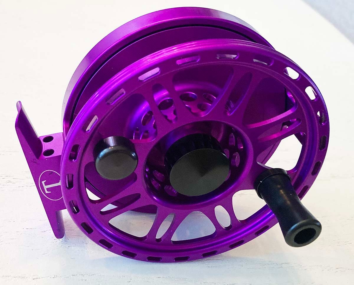 NEW FOR 2026 TIBOR RIPTIDE FROST VIOLET #9-11 WEIGHT FLY FISHING REEL–IN STOCK!