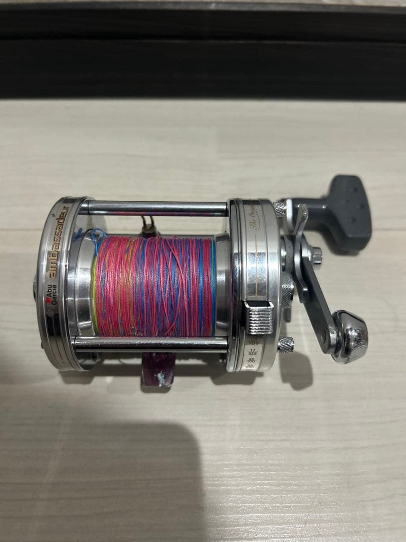 ABU GARCIA 7000C3 Silver Casting Reel For Carp Fishing Used