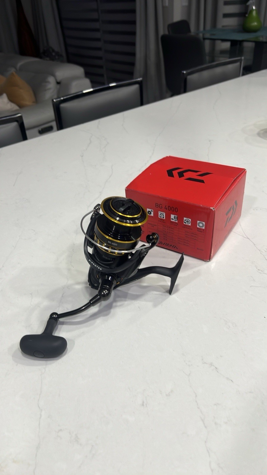 Daiwa BG 4000 Spinning Reel brand new with box